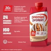 Premier Protein Shake, Cinnamon Roll, 30g Protein, 11 Fl Oz, 12 Ct