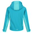 thumbnail image 4 of Regatta - Chaqueta Softshell Acidity V para Niños/Niñas (Esmaltado, Turquesa), 4 of 5