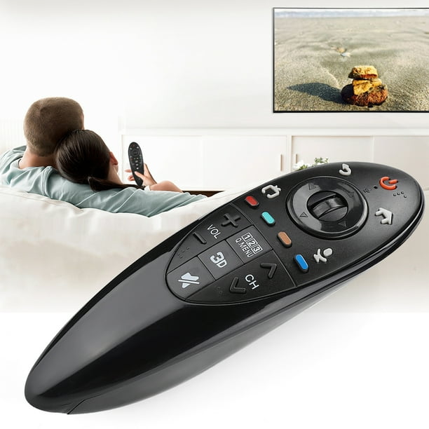 Control Remoto De Reemplazo Para TV, 3D Smart TV AN-MR500G AN-MR500 MBM63935937, Material ABS, Remota 10 M De Distancia, 2 Baterías AA, Negro, 15 X 4,5 X 3 Cm, Compatible