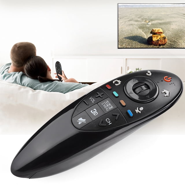Control Remoto De Reemplazo Para TV, 3D Smart TV AN-MR500G AN-MR500 MBM63935937, Material ABS, Remota 10 M De Distancia, 2 Baterías AA, Negro, 15 X 4,5 X 3 Cm, Compatible