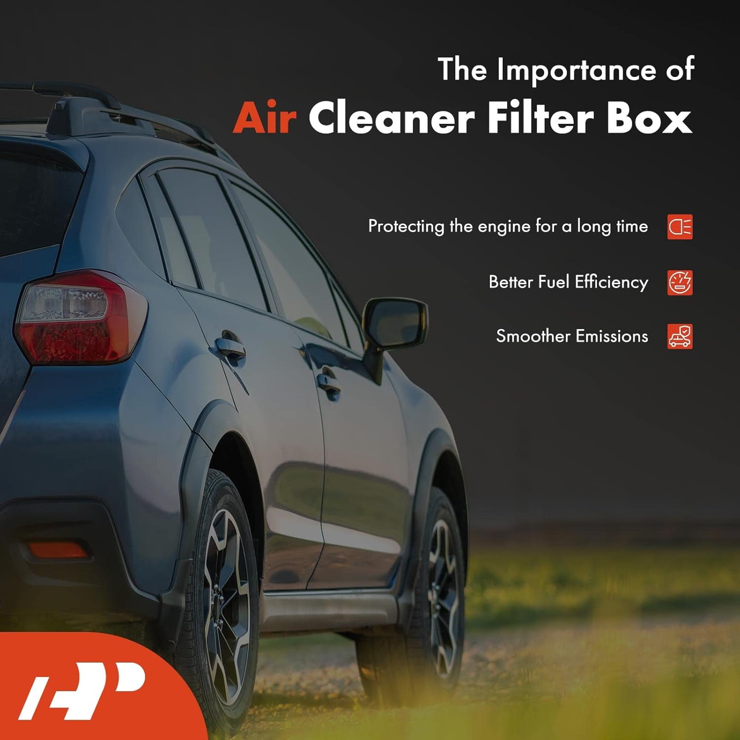 A-Premium Engine Air Filter Cleaner Box Housing Without Air Strainer Compatible with Hyundai Elantra 2011-2016, 1.8L 2.0L, Replace# 336640500LKQ