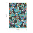 thumbnail image 3 of 6 Pcs Funny Kitchen Towels,Bernese Mountain and Flower Microfiber Dish Towels,Kitchen Tea Towels,Kitchen Towel Set (18" X 26"), 3 of 3