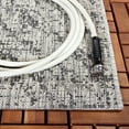 thumbnail image 4 of SAFAVIEH Courtyard Doroteja Radiant Indoor/Outdoor Area Rug, Grey/Black, 6'7" x 9'6", 4 of 10