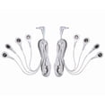 thumbnail image 1 of Cables conductores TENS con descuento, duplicador de puertos, 4 conectores a presión, paquete de 2, 1 of 5