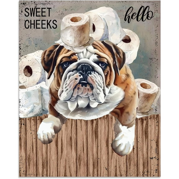 Rectangle with Face Pattern Paper Gift Wrapping Paper Dog 255x205x0.50mm