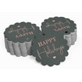 thumbnail image 2 of Inkdotpot Pack Of 50 Real Rose Gold Foil Paper Tags Happy Holiday Favor Hang Tags, 2 of 7