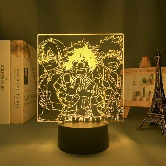 My Hero Academia Lamp, My Hero Academia Birthday Decorations, Anime Gift Himiko Toga Ochako Uraraka Shoto Todoroki Izuku Midoriya
