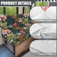 thumbnail image 6 of Uorisanigo RV Dinette Cushion Covers Washable Hawaiian Flower Leaves Camper Cushion Cover Booth Seats Easy Installation Camper Cushions Cover for RV Campers Car Bench, 6 of 7