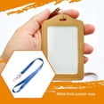 thumbnail image 5 of facefd Nylon Tags Lanyard ID Card Name Neck Strap Phones Webbing Holder Metal Buckle Keychain Rope for Business Event Blue, 5 of 5