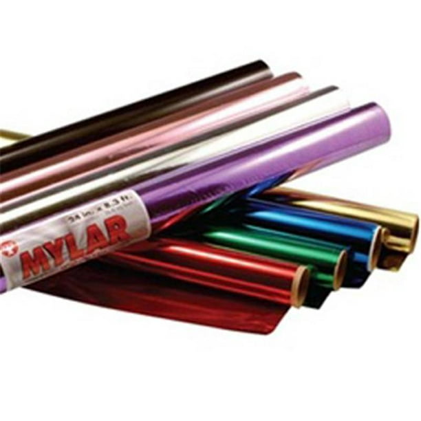 24 In. X 8.3 Ft. Mylar Rolls Metallic Pink
