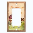 thumbnail image 5 of Metal Light Switch Plate Cover Cute Countryside Cow Animal Farm ANM002, 5 of 13