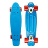 "Mayhem Penny Style Skateboard Blue Red 22"" Cruiser Board"