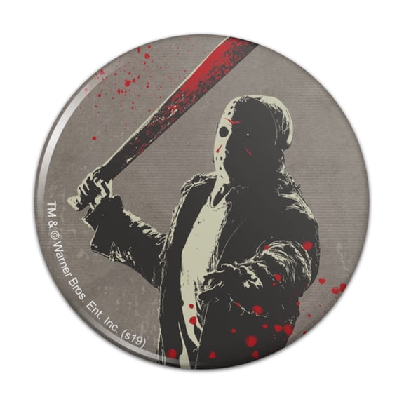 Friday the 13th Jason Character Kitchen Refrigerator Locker Button Magnet