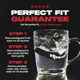 thumbnail image 4 of Protector bucal SAFEJAWZ Slim Fit Black Fangz para adultos mayores de 12 años, 4 of 6