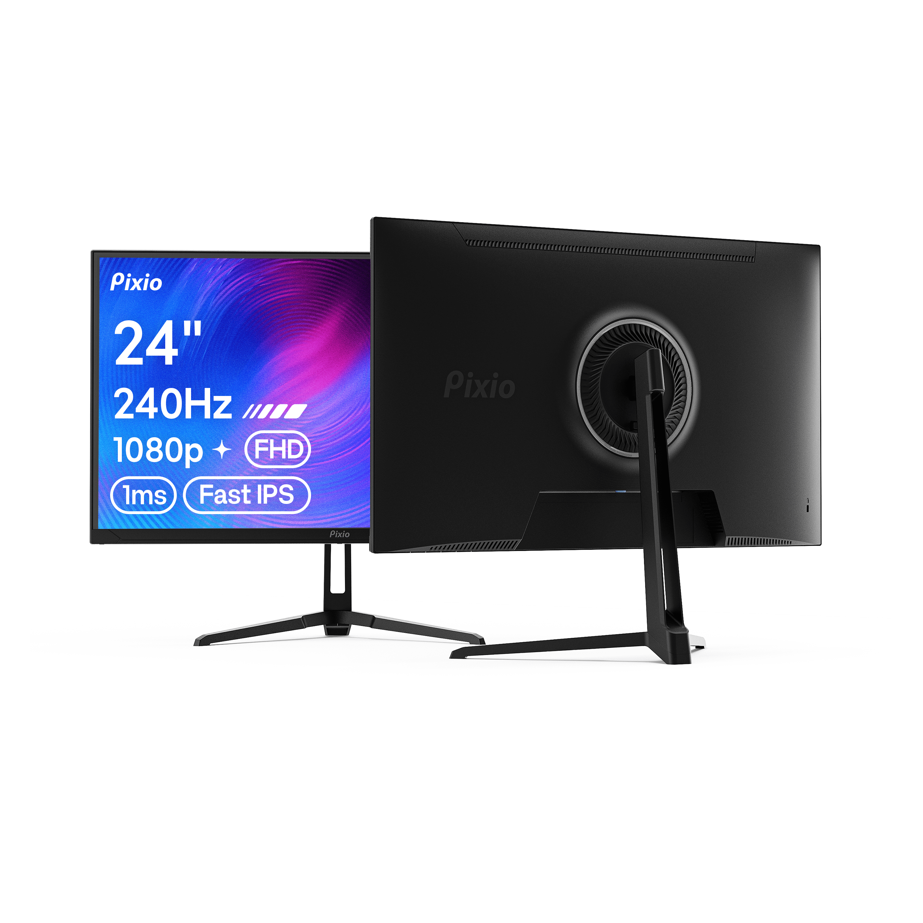 Pixio, Gaming Monitor, 24 inch, 120Hz, FHD IPS Display - Walmart.com