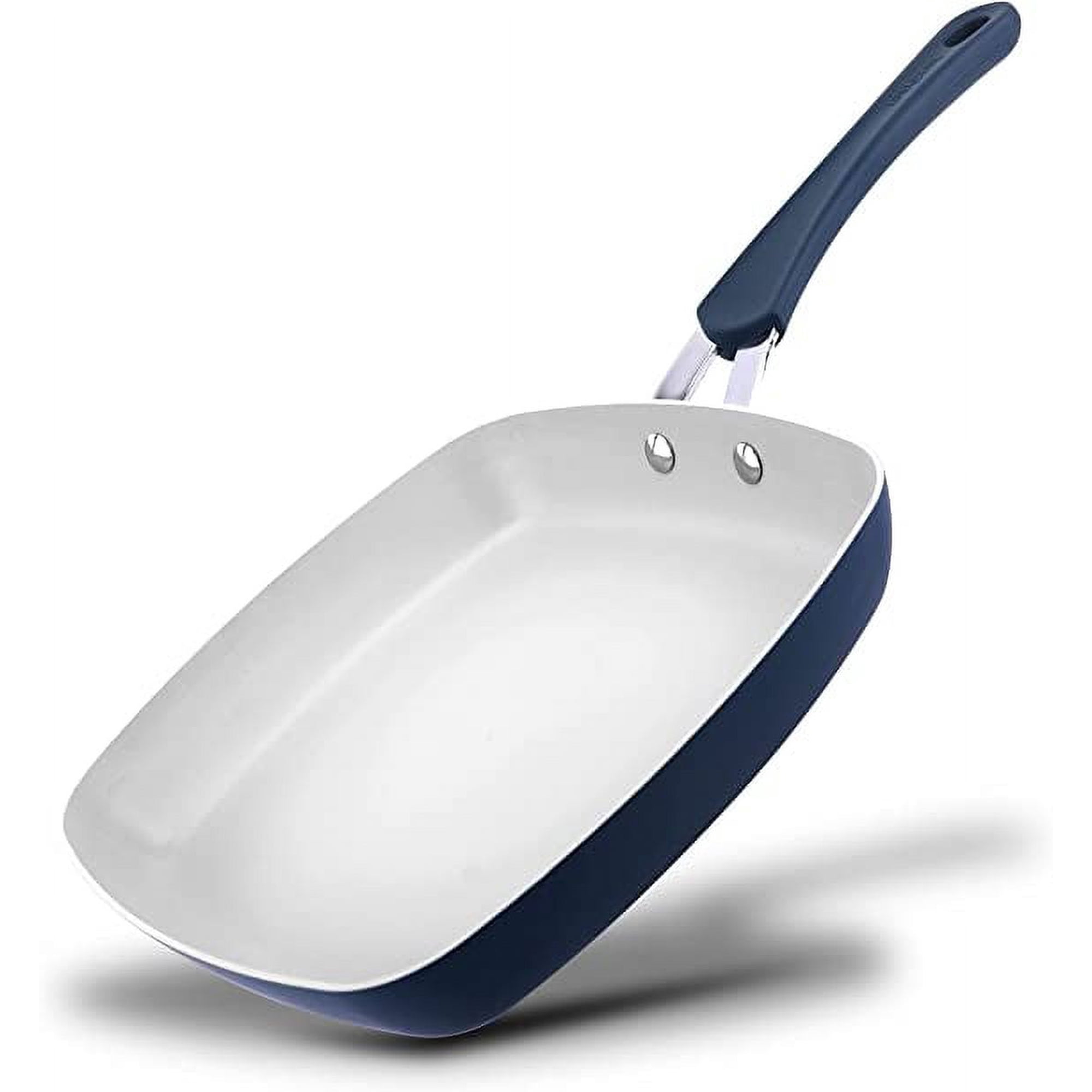 NutriChef 9.45   Grill Pan - Non-Stick High-Qualified Kitchen Cookware