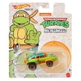 thumbnail image 6 of Hot Wheels Teenage Mutant Ninja Turtles Michelangelo Character Car, 6 of 6