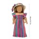 thumbnail image 3 of Ganfancp Vestido de Muñeca de Niña Hermoso Vestido Adecuado para Muñeca de 18 Pulgadas Vestido de Muñeca de Navidad Sin Muñeca y Sin Zapatos Artículos En Liquidación 1X Vestido 1X Sombrero, 3 of 6