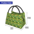 thumbnail image 2 of Easygdp traditional Irish colours Bolsa de Almuerzo Insulada Reutilizable, Bolsa de Mano y Bandolera para Oficina, Trabajo, Viajes, 2 of 6