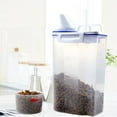 thumbnail image 3 of CAROOTU Pet Food Storage Container Airtight Dog Cats Foods Container with Measuring Cup Clear 2.5L, 3 of 6