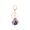 Purple, variant on MasteelfCA 1Pc Adorable Ladybug Shaped Key Chain Bag Hanging Pendant Car key Pendant