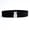 Black, variant on Women's Fashion Belt Buckle Web Belt Braided Winter Date Basic Fabric Belt Stretch Wide Holeless Navy X-Small-Large