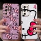 thumbnail image 2 of Pink Art Hello Kitty Cat Cover Smooth E-TPU Phone Case Huawei MATE 20 20X 30 40 P20 P30 P40 LITE MAGIC 5 PRO Y9 PRIME Case Funda, 2 of 5