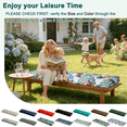 thumbnail image 6 of PUKNLY Porch Swing Cushion 60*20*4 in, 2-3 Seater Waterproof & Fade-Resistant Bench Seat Cushion Replacement with Strips, Outdoor Swing Pads for Camping, Beach, Garden, Patio, Balcony, Summer, 6 of 7