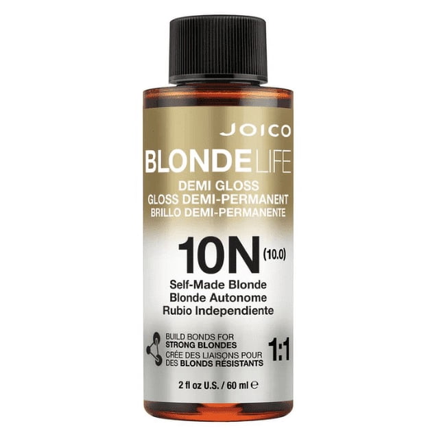 Demi Gloss Joico Blonde Life 10N Rubia hecha a mano 60 ml