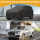 thumbnail image 2 of Funda para auto impermeable para todo clima, protección exterior completa contra el sol y la lluvia, con tiras reflectantes, negra para Jeep Grand Cherokee, 2 of 7