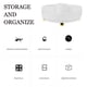 thumbnail image 3 of Organizador de maquillaje giratorio, organizador de tocador para baño, cosméticos, cuidado de la piel, organizador de perfumes., 3 of 7