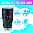 thumbnail image 6 of Gamer Gifts, Gifts for Gamers, Cool Gamer Gifts for Men Teenage Teen Boys Boyfriend, Gaming Mugs Stuff, Video Games Party Favors, The Game Boy Birthday Room Decor Stainless Steel Tumbler 20oz 1pc, 6 of 7