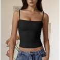 thumbnail image 2 of Summer Tank Tops For Women Sexy Skinny Color Adjustable Camisole Womens Tank Tops, 2 of 4