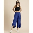 thumbnail image 7 of Moomaya Solid Tulip Pants For Women, Zumba Dance Jersey Crop Pants, 7 of 7