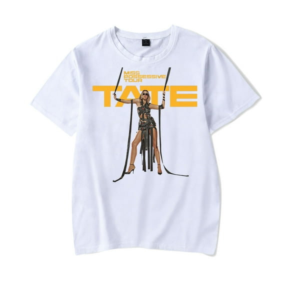 Tate McRae Miss Possessive Tour 2025 T-shirt Women Men Vintage Crewneck Short Sleeve Streetwear
