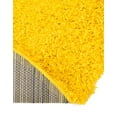 thumbnail image 3 of Unique Loom Solid Shag Collection Area Rug (7' 10" Round Tuscan Sun Yellow), 3 of 7