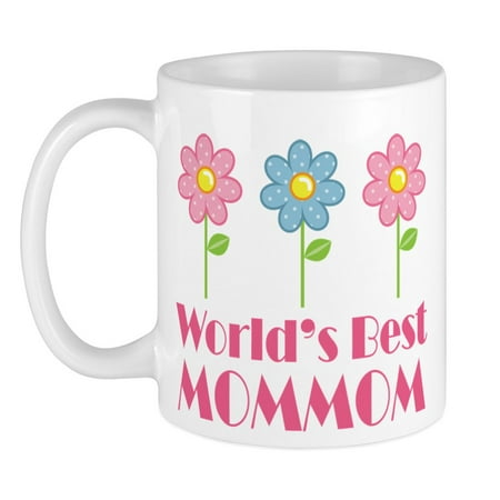 CafePress - Best Mommom Flower Mug - Unique Coffee Mug, Coffee Cup (Best Flower Delivery Reviews)