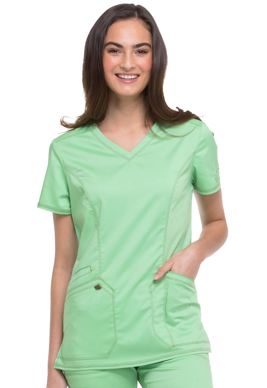 Dickies Dickies Essence Scrubs Top for Women VNeck Plus Size DK803