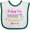 White and Green, variant on Inktastic Child Funny Today Im Mimis Problem Girls Baby Bib