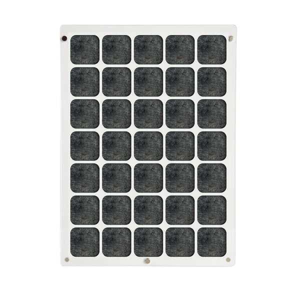 35 Slot Pin Display Board Dustproof Protective Case Adjustable Wall Desktop Stand for Jewelry Brooches Collectibles