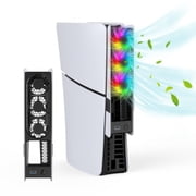 Cooling Fan For PS5 Pro/for PS5 Slim Disc & Digital Edition, Cooling Fan External Fan Cooler Quiet Cooler Fans for PS5 Pro/Slim Disc & Digital Edition (gray)