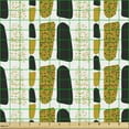 thumbnail image 2 of Ambesonne Abstract Fabric by the Yard Upholstery, Vertical Stone Like Motifs, 3 Yards, Coffee Grey, 2 of 5