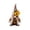 B, variant on Fareti Fabric Gnome Figurine, Sunflower and Maple Leaf Tabletop Ornament, Decorative Figurine for Home Table and Mantel Display