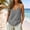 A1-Dark Gray, variant on Womens Sleeveless Tops Women's Summer Top Women's Cami Tank Top Linen Crop Top V Neck Sleeveless Tops Linen Crop Tank Tops Cotton Linen Gauze Boho Tops for Women Linen Tank Brown L
