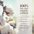 thumbnail image 4 of Bare Home Organic Percale Sheet Set - 100% Organic Cotton - Twin XL, White, 4 of 10