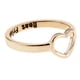 thumbnail image 5 of Regalo de promesa de mejor amiga con forma de corazón para niñas, joyería de amistad dorada Oro, 5 of 9