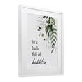 thumbnail image 2 of Stupell Industries Rustic Lodge Forest Foliage Bubble Bath White Framed Print Under Glass, 17 x 21, by Lettered and Lined, 2 of 8