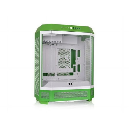 Thermaltake Tower 600 Mid Tower; 2x140mm CT Fans Included; 420mm Radiator Support; 400mm GPU Clearance; Hidden Connector Support; Rotatable PCIe Slots; Light-Year Green; CA-1Z1-00MOWN-00