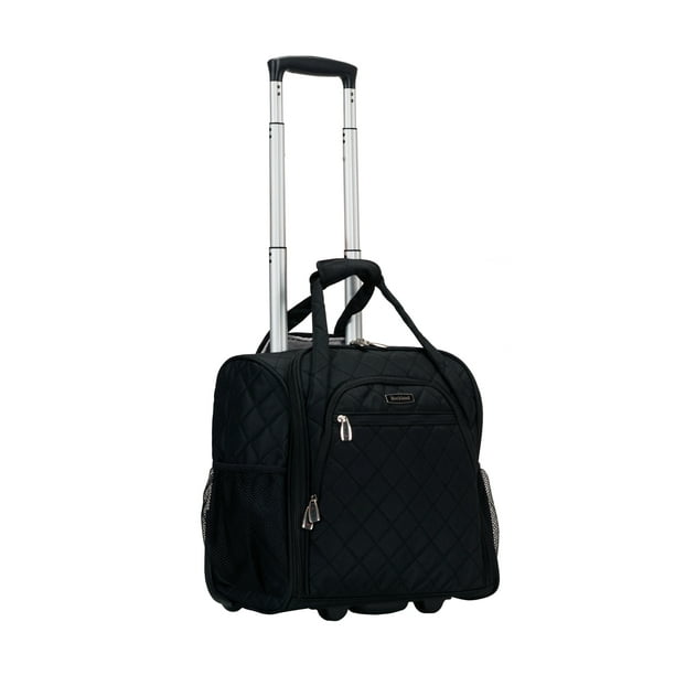 Rockland Luggage 15" Melrose Wheeled Underseat Softside Carry On BF31