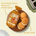 thumbnail image 4 of Sola Golden Wheat Hamburger Buns, Non-GMO, 9 oz, 4 Count, 4 of 8